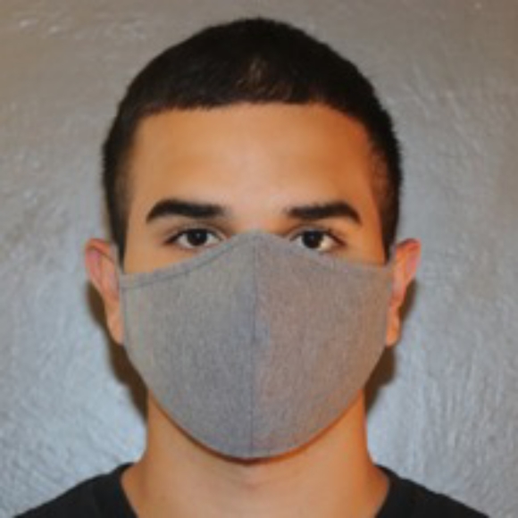 Set of 2 grays Cotton Mask - Picture 2 of 9